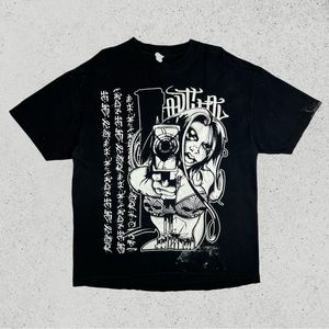 Y2K 2000s Streetwear Skater Graphic Big Print T Shirt